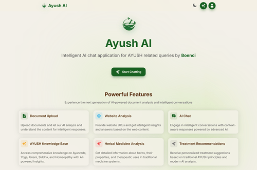 AI Chatbot for AYUSH